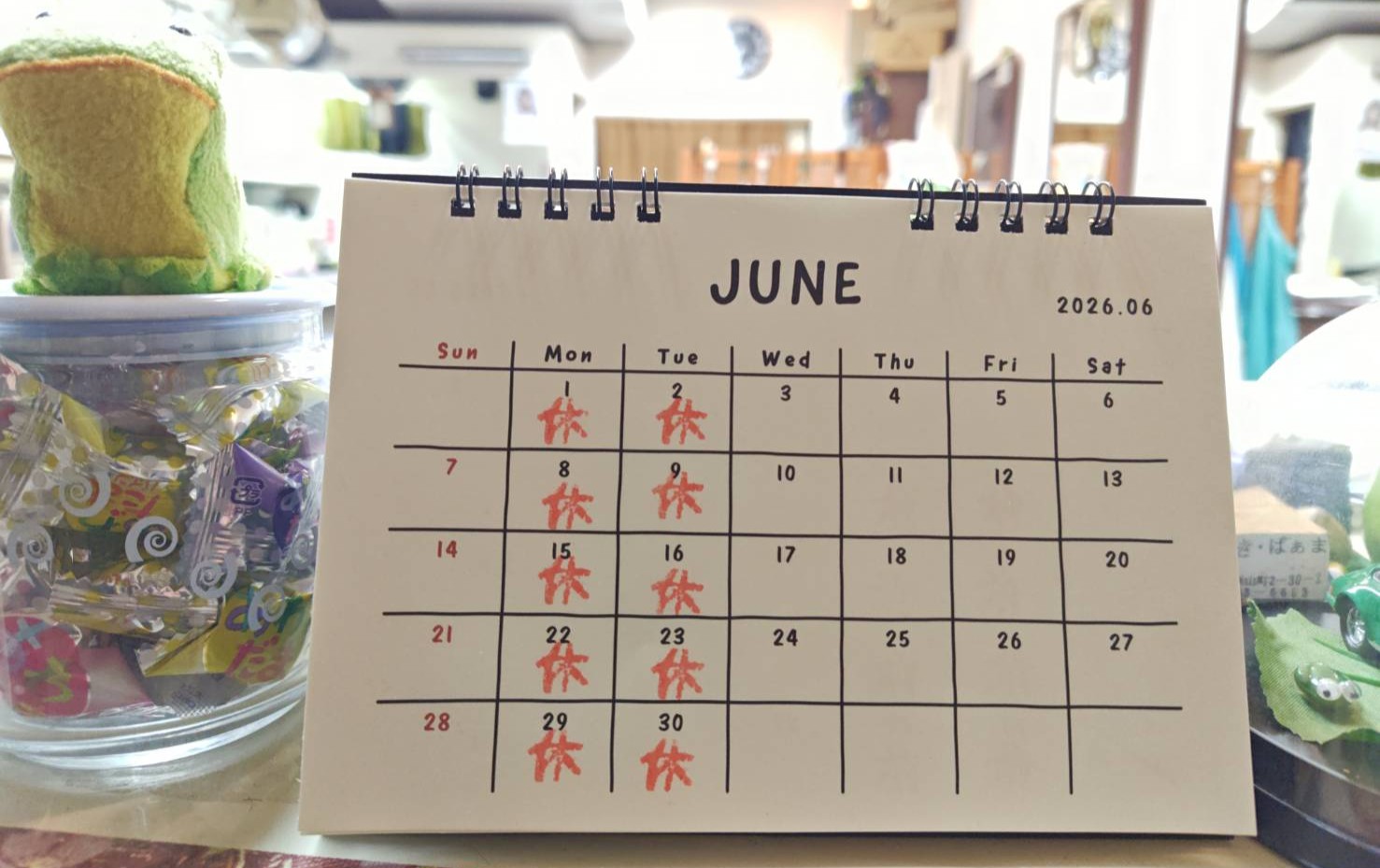 6月の予定